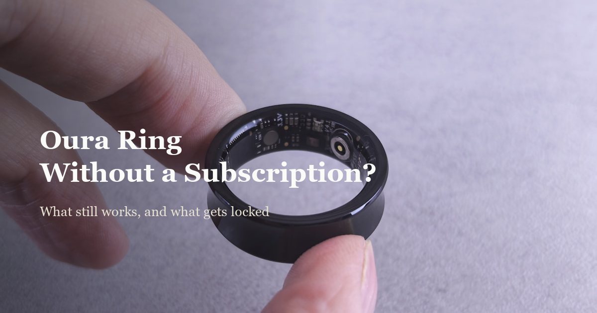 Can You Use an Oura Ring Without a Membership? (2026)